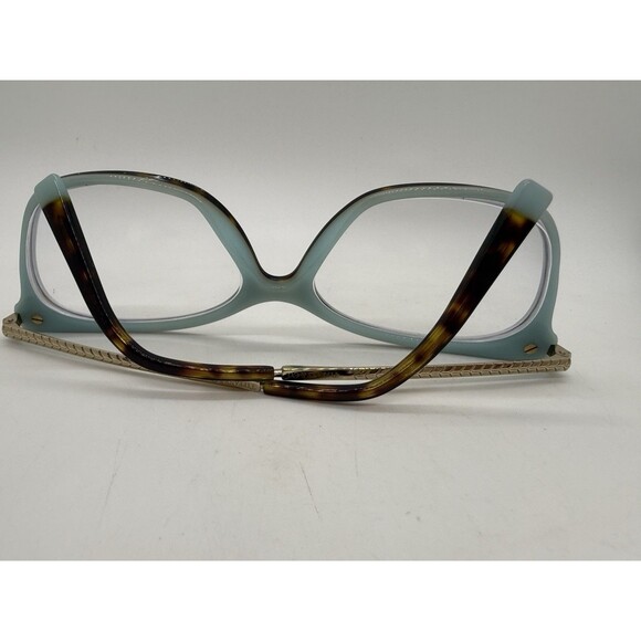 Tiffany & Co. Reading Glasses TF 2194 8134 54-16 Black Blue & Gold Frame & Case - Picture 9 of 15
